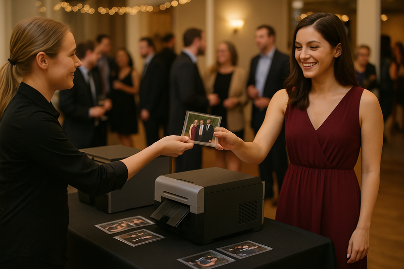 On-Site Photo Printing Station