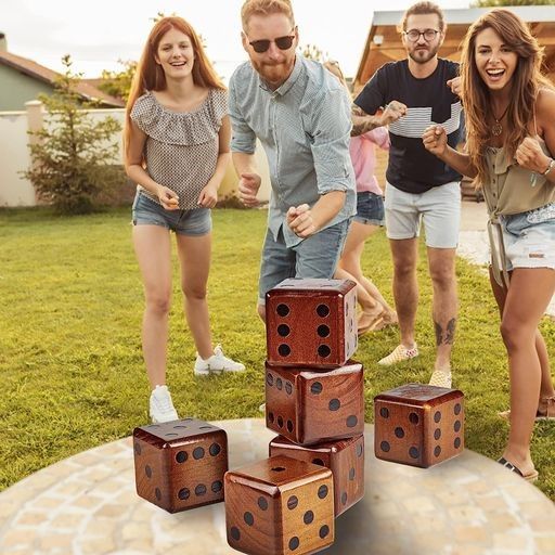 Jumbo Yahtzee Yard Dice Set 