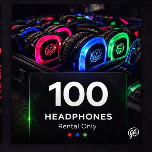 Big Bash Headphone Rental (100+ guests)