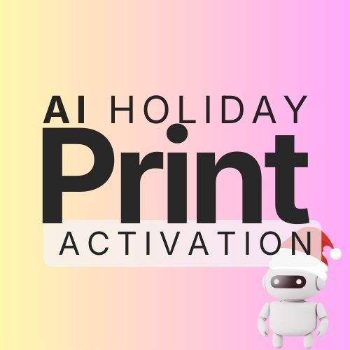 Next-Gen AI Holiday Print Booth