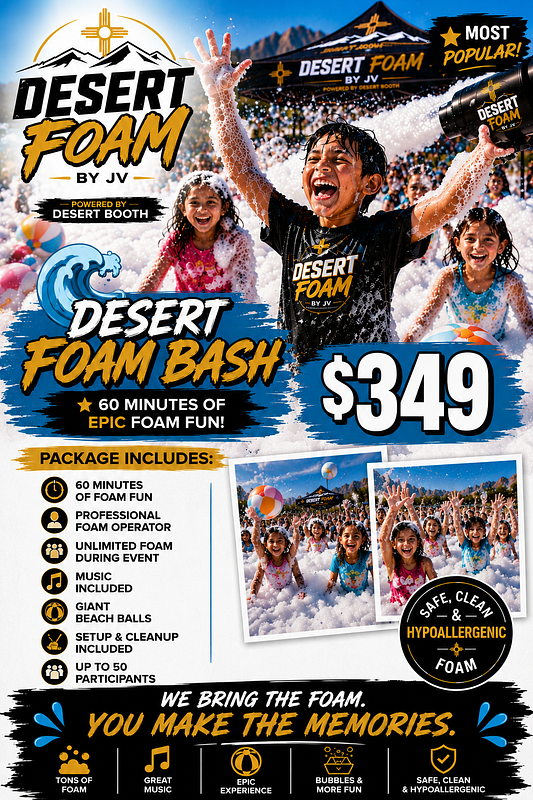 🌊 Desert Foam Bash - ⭐Most Popular