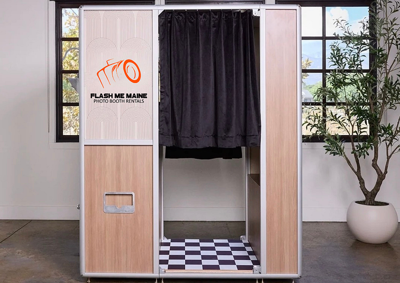 Flash Me Glamour Booth Vintage Enclosure Photo Booth Experience - Half Day