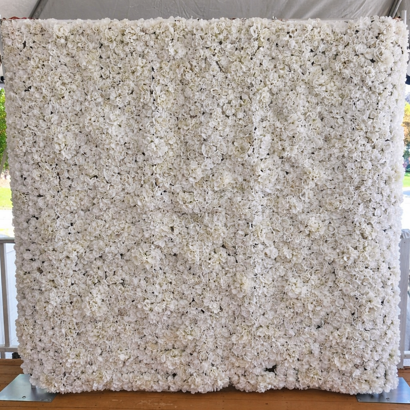 Premium White Flower Wall