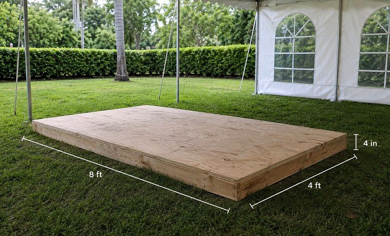 WOOD PLATFORM