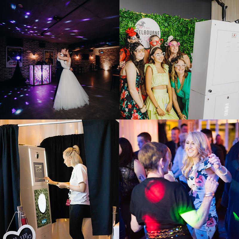 4 hour Event DJ  Party Photo Booth Package