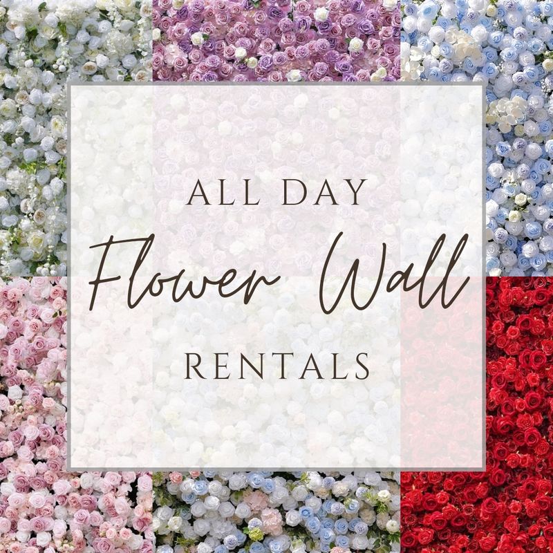 ALL DAY Flower Wall Rental