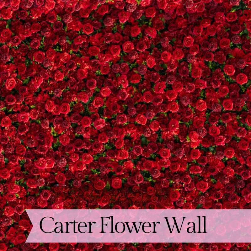 Carter Flower Wall Backdrop Rental