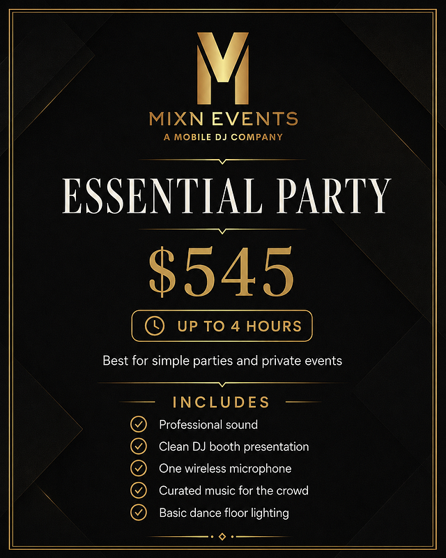 Essential Event Package