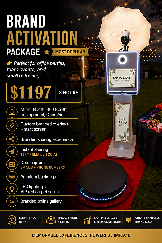 BRAND ACTIVATION PACKAGE ⭐ (MOST POPULAR)