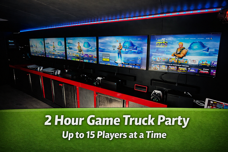 Game Truck Party with Online Gaming (up to 15 guests)