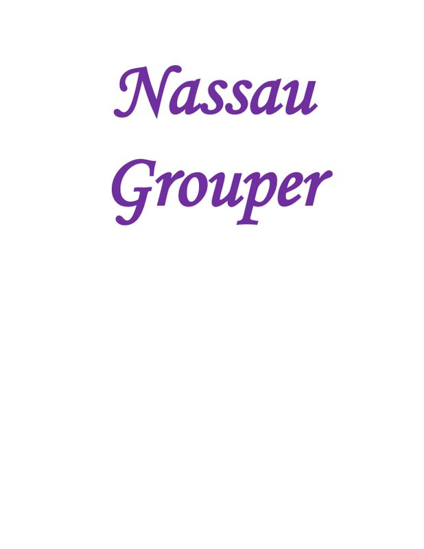 Nassau Grouper