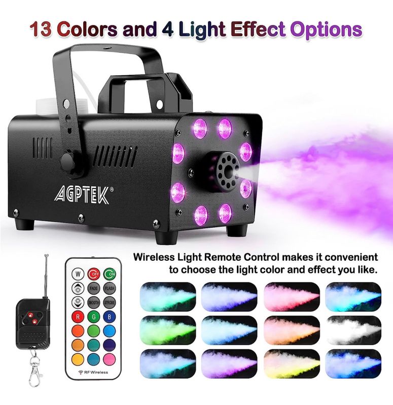 SMOKE/FOG MACHINE W/ LED LIGHTS