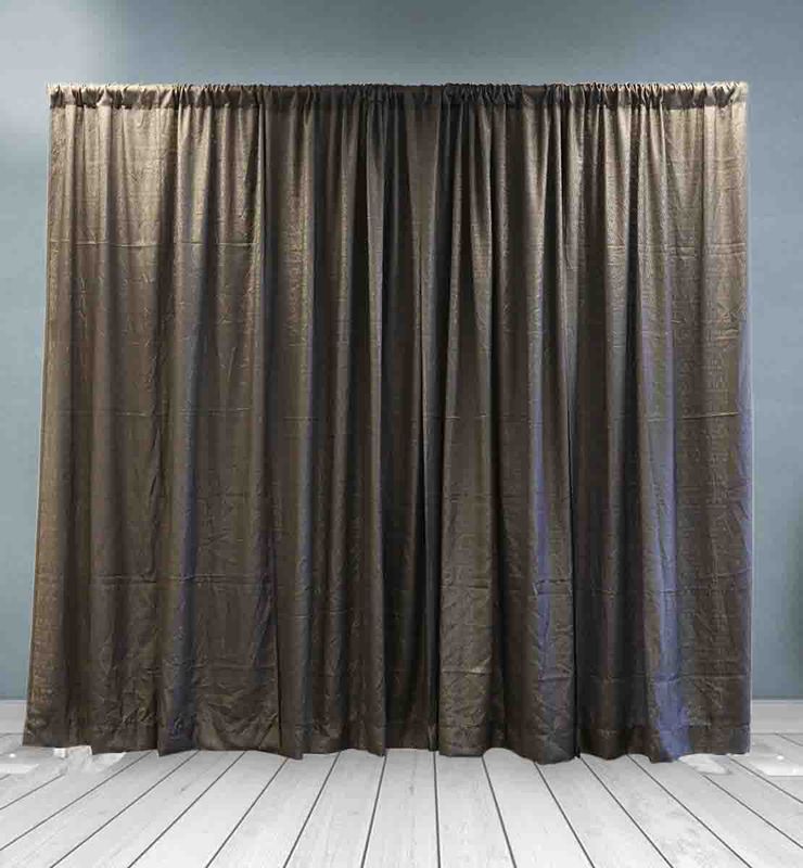 Banjo Pipe & Drape (10' Tall) | Black