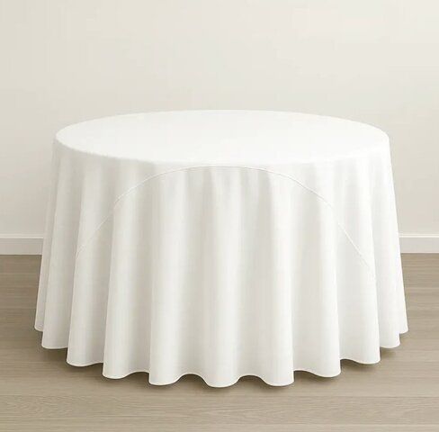 Linen for 60" Round Tables (120" Round), Polyester