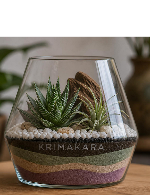 The Minimalist Desktop Terrarium Station (Nature-Inspired)