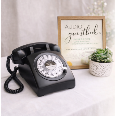 Audio Guestbook Experience — “The Phone”