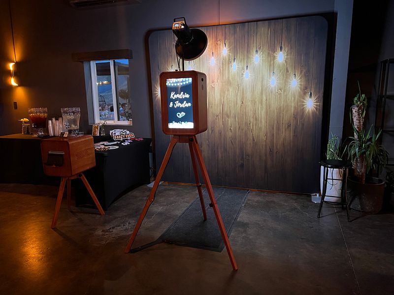 Vintage Wooden Photo Booth