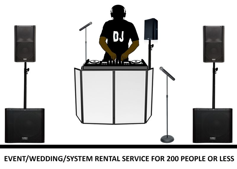 Event/Wedding/System Rental Service For 200 People or less