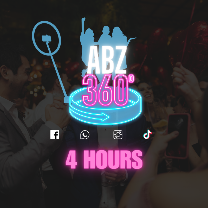 ABZ360°  4 hour Photobooth Hire