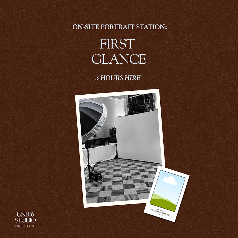 3HRS Onsite Portrait Studio Hire