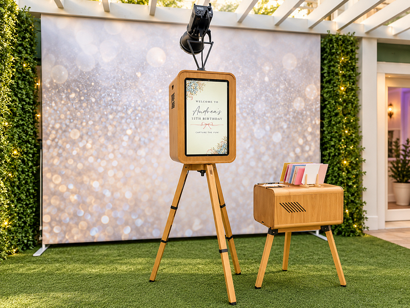Luxury Wooden Photo Booth 