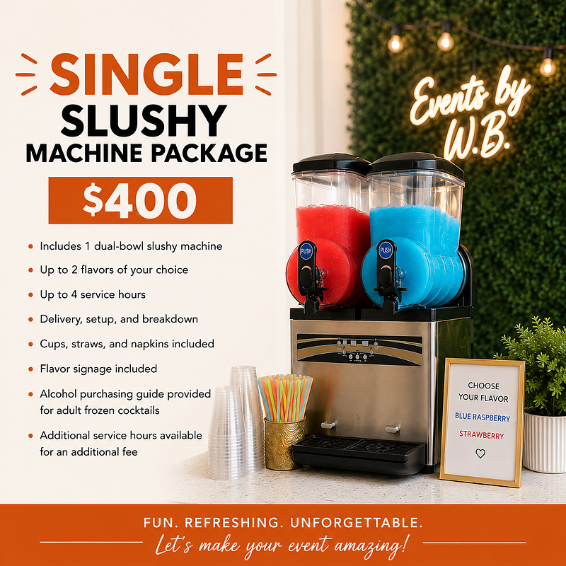SINGLE SLUSHY PACKAGE