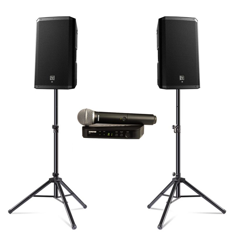 PA/Speaker System w/Wireless Microphone