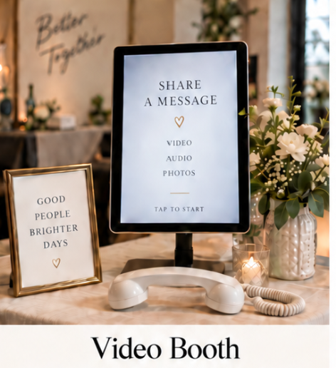The Wedding Video Booth Experience