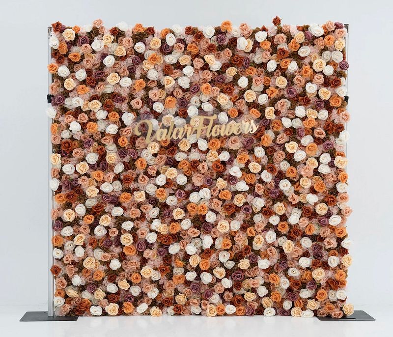 3D/5D Flower Wall Backdrop - FALL IN LOVE