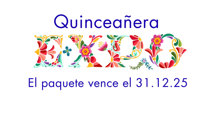 Quinceanera Paquete de exposición 