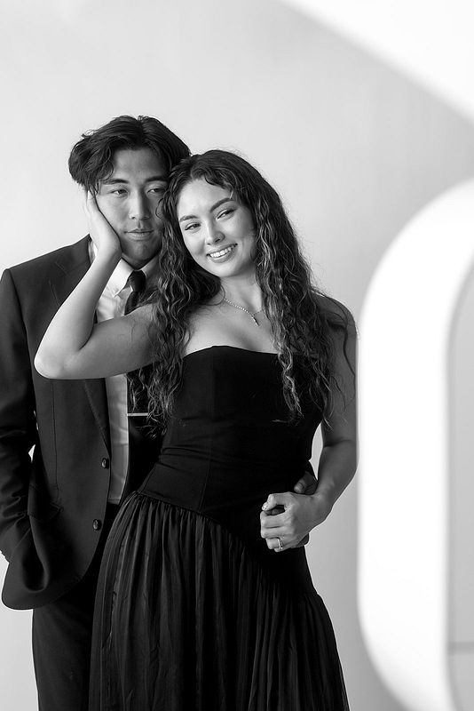 Black & White Glam Photo Booth Experience