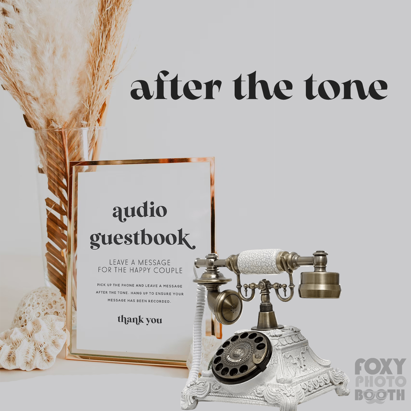 After the tone - Audio Guest book