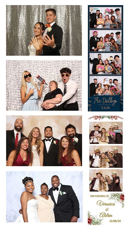 Wedding Package Open Photo Booth with 2x6 prints
