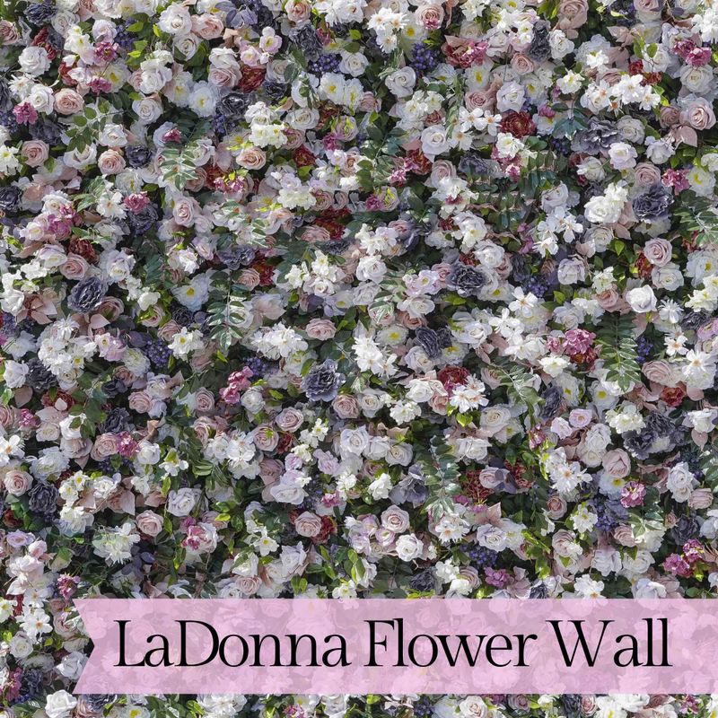 LaDonna Flower Wall Backdrop Rental