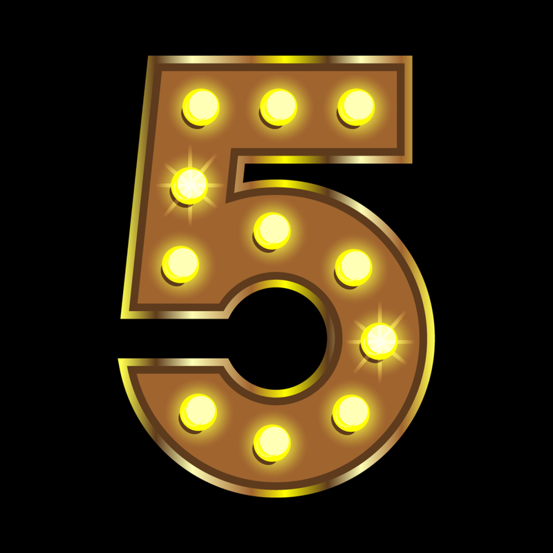 Number 5 Marquee 