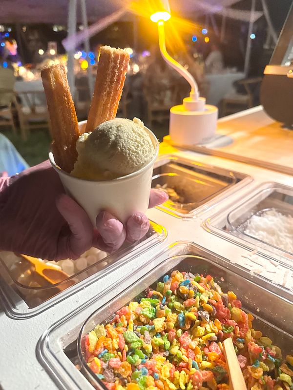 Churro Sundae Cart
