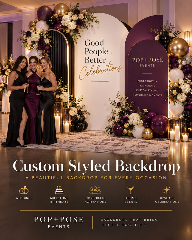 Custom Styled Backdrop