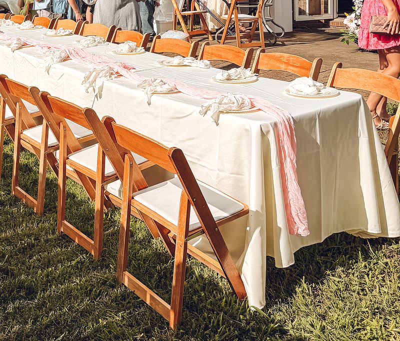 Ivory Rectangle Tablecloth