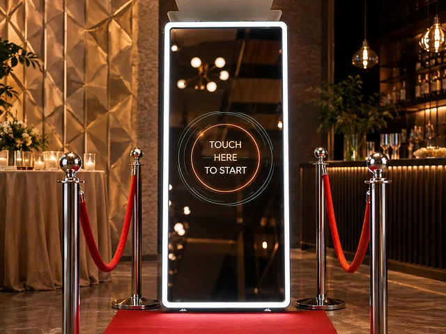 Mirror photo booth