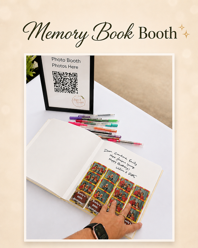 Premier Memory Book Booth