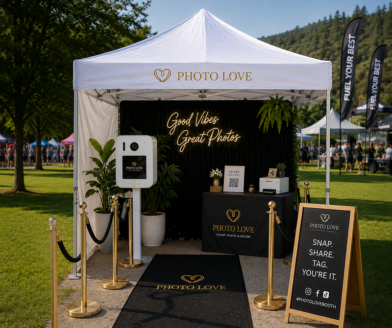Outdoor Event Photo Booth Experience