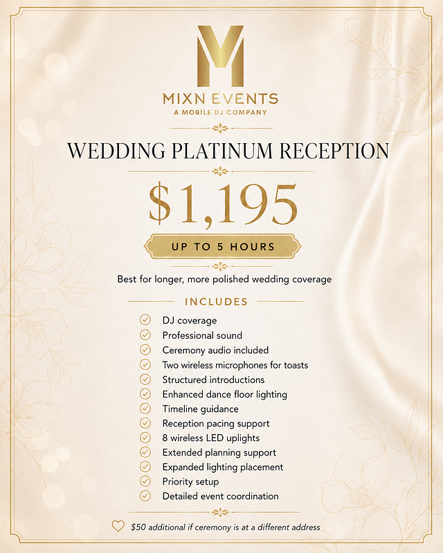 Wedding Platinum Package