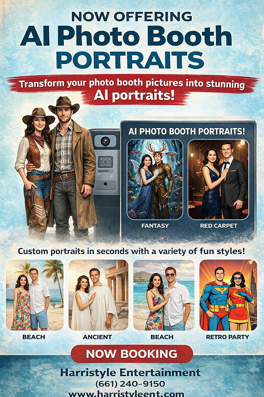 AI PHOTO BOOTH PORTRAITS