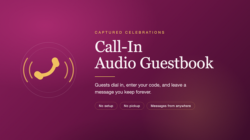 Call-In Audio Guestbook