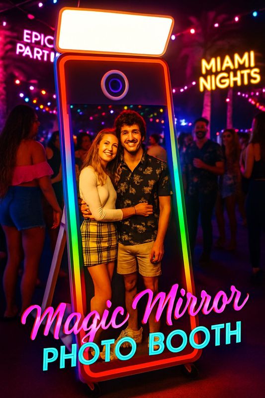 WEP-MAGIC MIRROR PHOTO BOOTH (LED)-MB-LED
