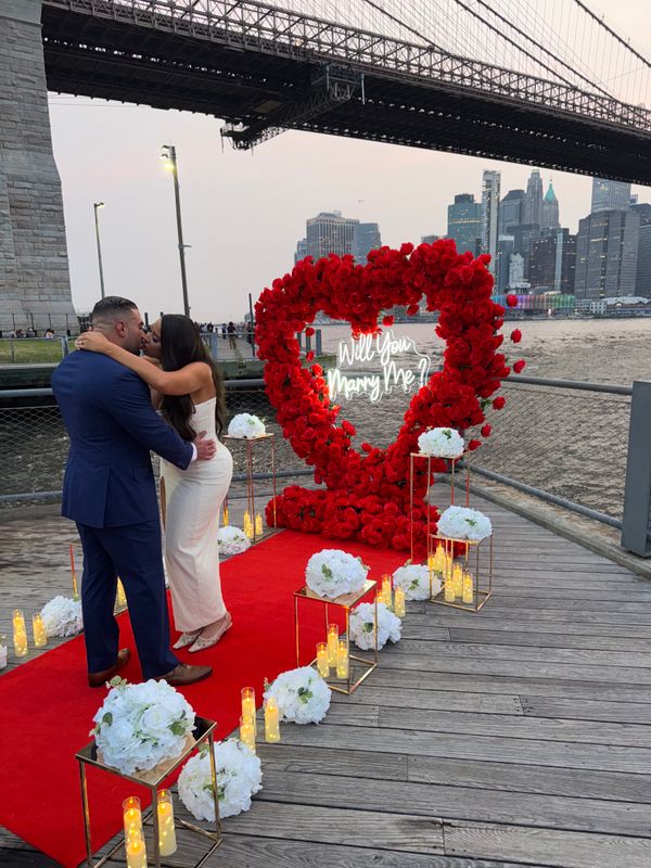 Copy of Luxury Floral Heart Proposal Package 