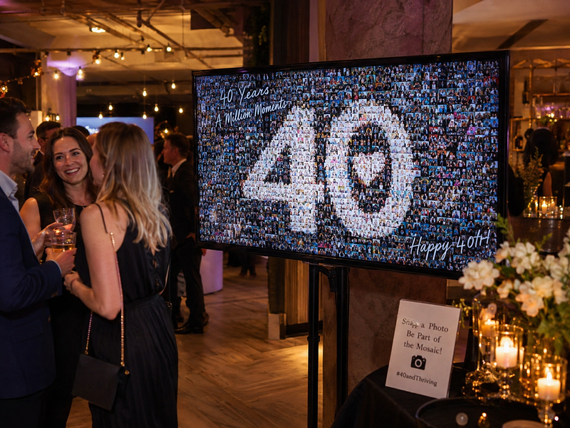 Digital Mosaic Wall