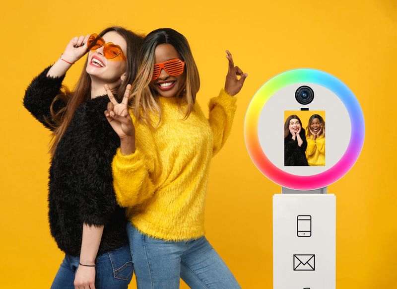 Aura View "DSLR Camera" Photo Booth Gold