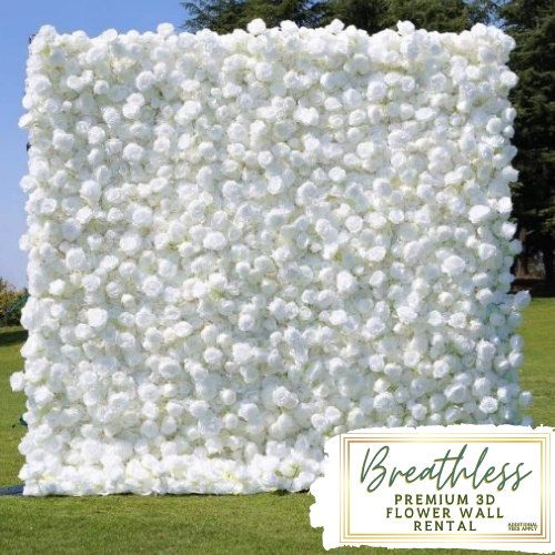 Breathless Flower Wall Rental