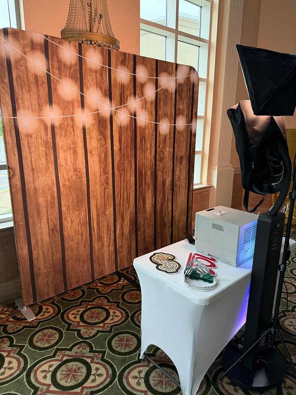 Wooden Lights Backdrop